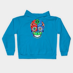 Lucha skull ecopop Kids Hoodie